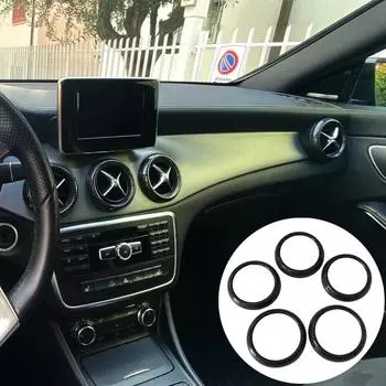 Декоративное кольцо для автомобильного кондиционера, подходит для Mercedes Benz AB CLA GLA Class W176 W246 C117 X156 A Class 2013-2018