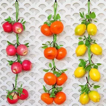 Декоративные украшения, искусственные фрукты, овощи, фрукты, перец, искусственный лимон, искусственный банан, ресторан, кухня, сад, художественное украшение lemon