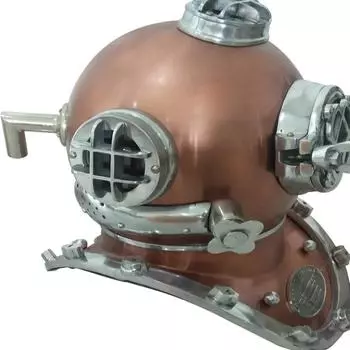 Декоративный антикварный водолазный шлем ВМС США Mark V 18 как