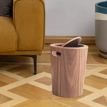 Декоративный контейнер для отходов для дома и офиса Walnut
