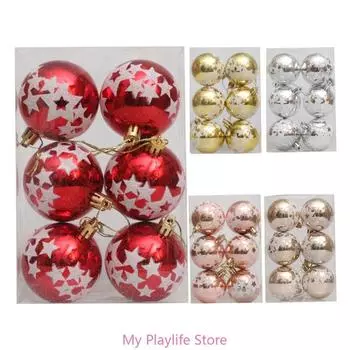 Delicate Christams Hanging Sphere Ornament Stylish Tree Trimming for Festivals Other шампанского