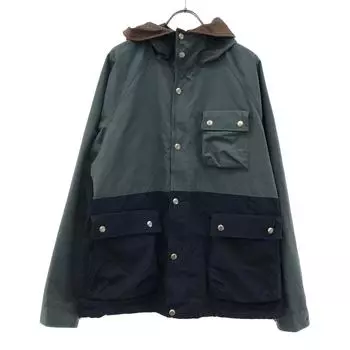DELICIOUS made in Japan Logo embroidery trace Mountain parka Men s Used