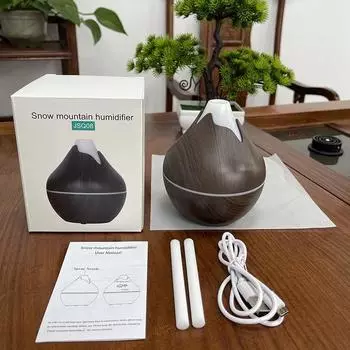 DELIXING Home Wood Grain Air Humidifier Purifier Aroma Diffuser USB Ultrasonic Cool Mist Sprayer Essential Oil Ароматизатор