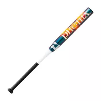 DeMARINI PHENIX Softball Bat Top Navy x WBD24240108365 H&H (Rubber No. 3), Balance, 83cm/650g Average, White,
