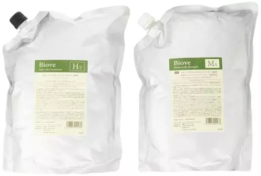 Demi Biobe Moist Scalp Shampoo 2000 мл Biobe Hair Relax Treatment 2000 г Commercial Refill Set &