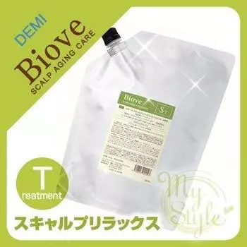 Demi Biove Scalp Relax Treatment Refill Коммерческое использование DEMI Biove 2000 г [Квази-лекарство] белый