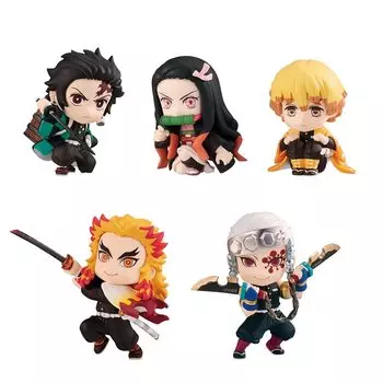 Demon Kimetsu no Yaiba ADVERGE MOTION 4 Конфеты Kimetsu no Slayer (10 кусочков) игрушки/жевательные (Убийца демонов Яиба)