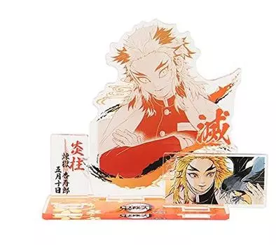 Demon Kimetsu no Yaiba Famous Scene Diorama Figure Anjuro Rengoku 2021 Birthday Jump Shop Limited Acrylic Stand Acrylic Figure Original Goods Slayer