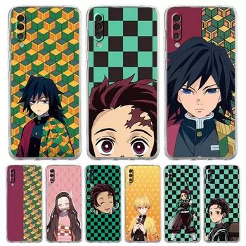Demon Slayer Anime Logo Phone Case For Samsung Galaxy A50 A70 A20 A30 A40 A20E A10 A10S A20S A02S A12 A22 A32 A52S A72 5G Cover Samsung A10