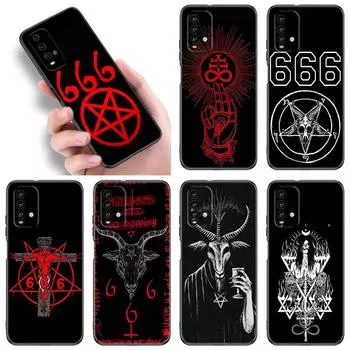 Чехол для телефона Demonic Satanic Scary Skull для Xiaomi Redmi Note 5 6 9T K20 K40 K50 Pro 7A 8A 9A 9C 9i 10A 10C A1 S2 TPU черный чехол Redmi Note 5(Pro)
