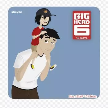 День героев и благотворителей Big Hero 6 Clip Art Blu Ray Утюг на теплопередаче Печать Виниловые нашивки Наклейка для одежды DIY Аппликации Моющиеся нашивки