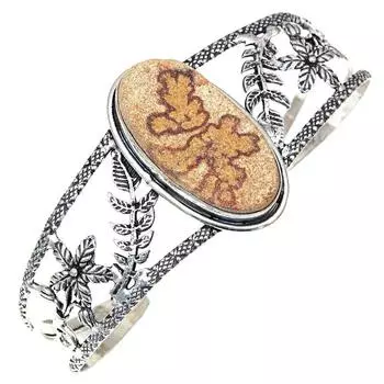 Dendritic Drusy Gemstone Handmade Silver Jewelry Cuff Bracelets 7 Adjustable
