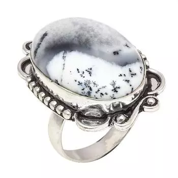 Dendritic Opal Gemstone Handmade Silver Jewelry 9