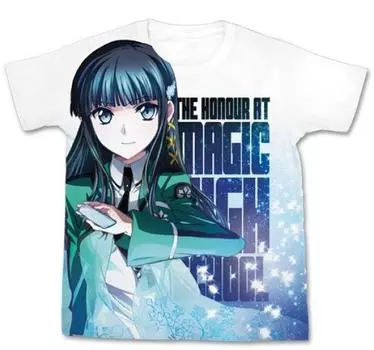 Dengeki Bunko FIGHTING CLIMAX Dengeki Bunko FC Miyuki Shiba Белая футболка с полным рисунком, размеры