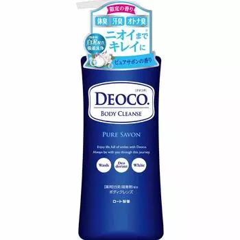 Deoco Medicated Deodorant Body Cleanse Body Soap Pure Sabon 350 мл [квази-лекарство] (х 1)