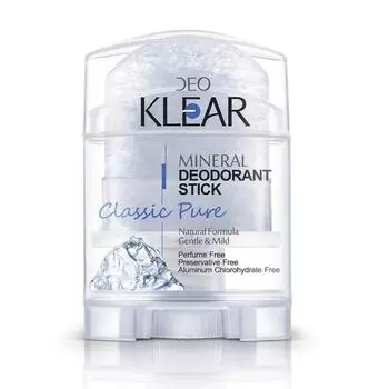 DEOKLEAR Минеральный дезодорант-стик 70 г. (Классический чистый) - Натуральная формула, нежная и мягкая 70 g.