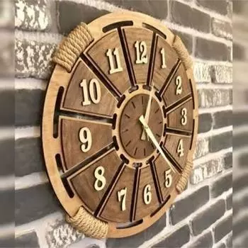 Деревянные настенные часы Yeshill s Home Pi10 Плетеная деталь