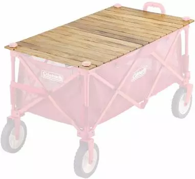 Деревянный рулонный стол Coleman Outdoor Wagon светло-коричневого