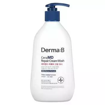 дерма:B, CeraMD Repair Cream Wash, 13,5 жидких унций (400 мл)