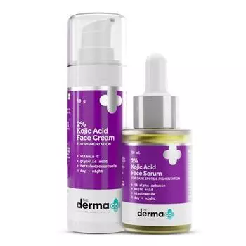Derma Co No More Pigmentation Combo - крем для лица с 2% койевой кислотой (30 г) + Сыворотка для лица (30 мл)
