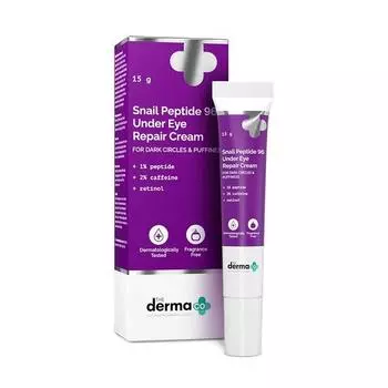 Дерма Ко. Крем для кожи под глазами Snail Peptide 96 с муцином улитки и пептидным комплексом от темных кругов и отечности - 15 г
