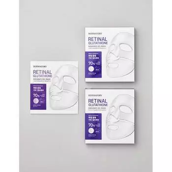 Dermatory Retinal Glutathione Radiance Gel Mask 6 Sheets