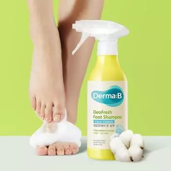 Dermavi Deo Fresh Шампунь для ног Чистый хлопок 400 мл