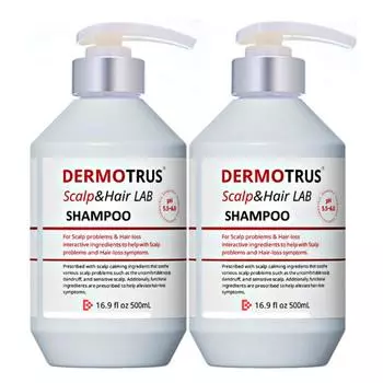 Dermotrus Scalp Seborrheic Dandruff Relief Успокаивающий шампунь 500 мл, 2 шт.