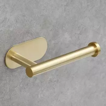 Держатель для туалетной бумаги Nail Free Brushed Gold, держатель для рулонов кухонных бумажных полотенец, держатель для туалетной бумаги из нержавеющей стали, держатели для салфеток