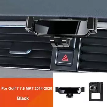 Держатель мобильного телефона для Volkswagen Golf 7 7.5 MK7 2014-2020 Регулируемый специальный кронштейн для GPS-навигатора Автомобильные аксессуары оранжевый