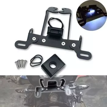 Для YAMAHA MT-09 MT09 FZ-09 FZ09 2017 2018 2019 2020 Держатель номерного знака Рамка Кронштейн Black чёрный