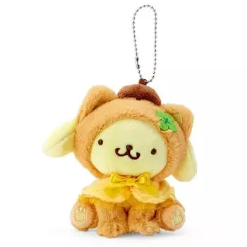 Держатель талисмана кота Sanrio Pompompurin 799386 в нарядном виде (Исцеляющий кот) жёлтый
