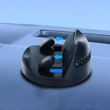 Держатель телефона на приборную панель автомобиля с парковочным номерным знаком для iPhone, универсальный противоскользящий силиконовый держатель для телефона на приборную панель автомобиля