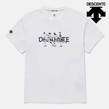 Descent Half Club Artist Kim Jong Yoon Collaboration Running People Sp223ets61wht0 Короткий рукав 95
