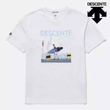 Descent Kim Jong Yoon Artist Collaboration Yangyang Surfing Sp223ets63wht0 Футболка с коротким рукавом 100/size