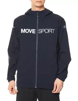 DESCENTE AIRY TRANSFER Light Lip Full Zip Hoodie NV O тёмно-синий