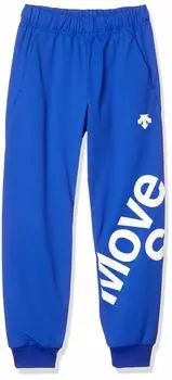 Descente Dry Transfer Long Pants MOVE SPORT Sweat Absorbent Quick Drying Stretch Boys DMJPJG10 120 [Move Sports] Blue/White