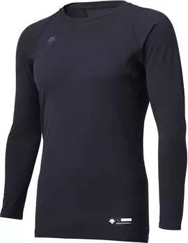 DESCENTE Junior Baseball Crew Long Navy Boys Undershirt, Neck, Sleeve, JSTD-771B,