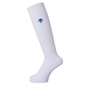 Descente Volleyball Socks, One Point, Men s, Women s, Classic, Unisex, WAB (DVB-8124B), 23.0-25.0 cm
