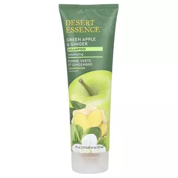 Desert Essence, Шампунь для придания объема, зеленое яблоко и имбирь, 8 жидких унций (237 мл)