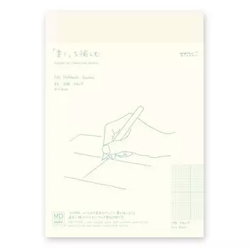 DESIGNPHIL MIDORI Note MD Note Journal A5 Block Grid 15269006