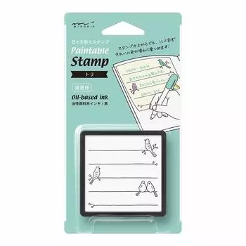 DESIGNPHIL MIDORI Stamp Penetration Stamp Bird Pattern 35398006