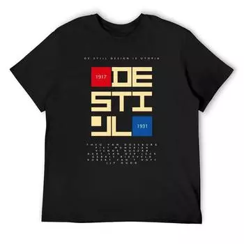Destijl#8 Футболка Аниме Одежда Эстетическая Одежда Для Мальчика Большие Футболки Для Мужчин S белый