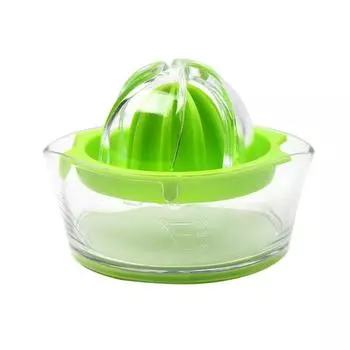 Detachable Lemon Squeezer With Scale Measuring Cup Fruit Residue Separator Fruit зелёный