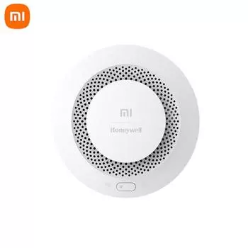 Детектор дыма Xiaomi Mijia Honeywell, датчик пожарной сигнализации, звуковая и визуальная сигнализация, работает с Bluetooth, умный дом, дистанционное управление через приложение белый