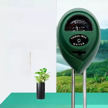 Детектор почвы 3 в 1 — pH, интенсивность света, сухость, влажность