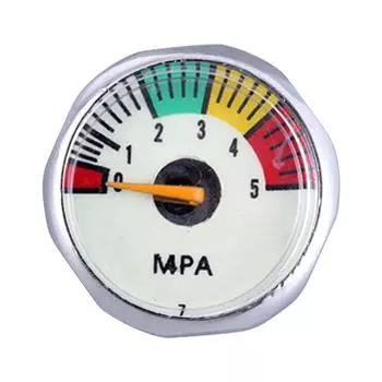 / Детектор утечки резьбы Газовый манометр 5MPA Мини-баллон с пропаном Датчик уровня 25 мм Диаметр Портативный