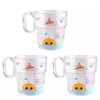 Детская чашка Izoum Pinkfong Dot Chica, разные цвета, 3 предмета, популярные корейские товары для родителей