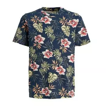 Детская футболка из 100 % хлопка с цветочным узором JACK & JONES 14 ans темно-синий
