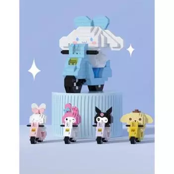 Детская игрушка-головоломка Sanrio Lego, NO.2 Cinnamoroll, популярные корейские игрушки
